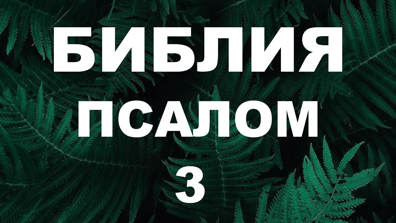 Псалтирь. ПСАЛОМ 3. [рус.]