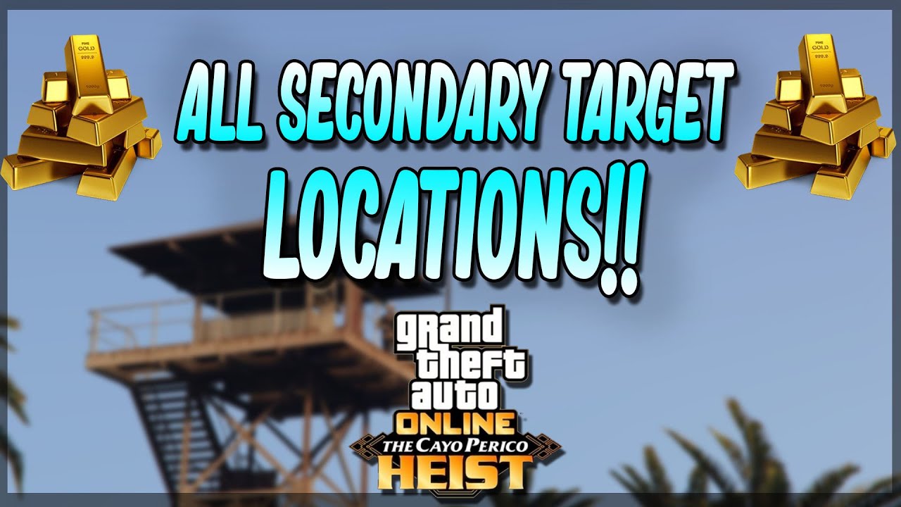 CAYO PERICO HEIST - ALL Secondary Target Locations! - Gta 5 Online