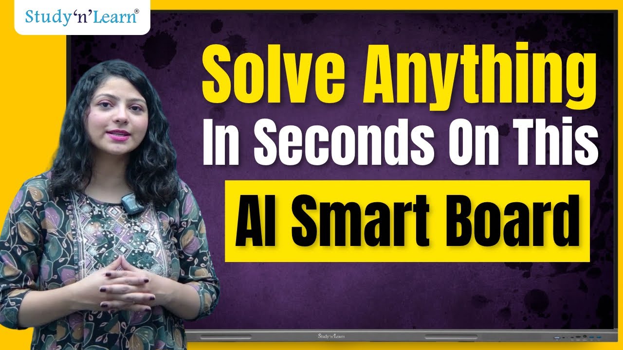 Smart Board For Teaching Maths With AI That Solves Anything On Interactive Flat Panel Digital Board