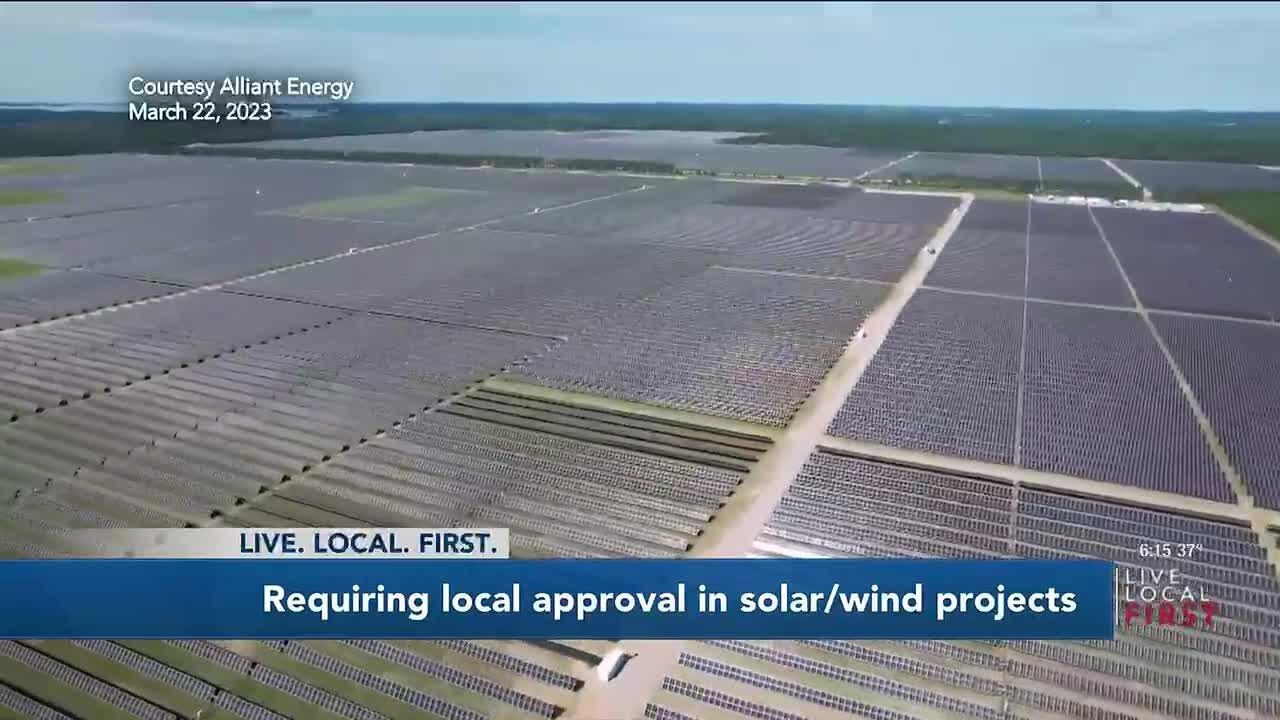 Bill would require local approval of #solar, #wind projects