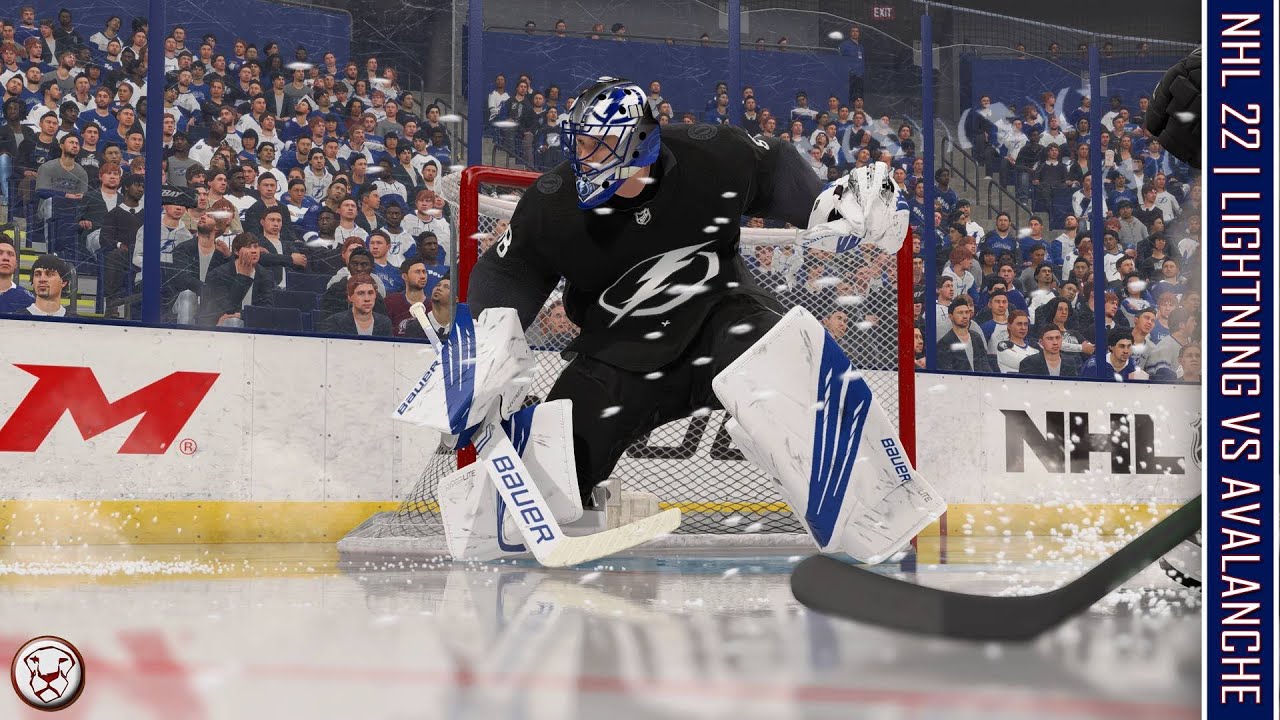 NHL 22: Avalanche Vs Lightning Game Highlights, Broadcast Camera | Game Speed 2/6 | Xbox Series S