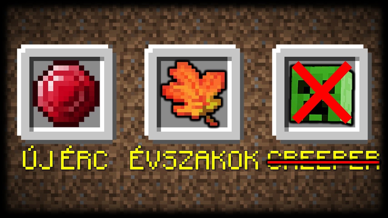 10 dolog, ami ÖRÖKRE Megváltoztatta Volna a Minecraftot!