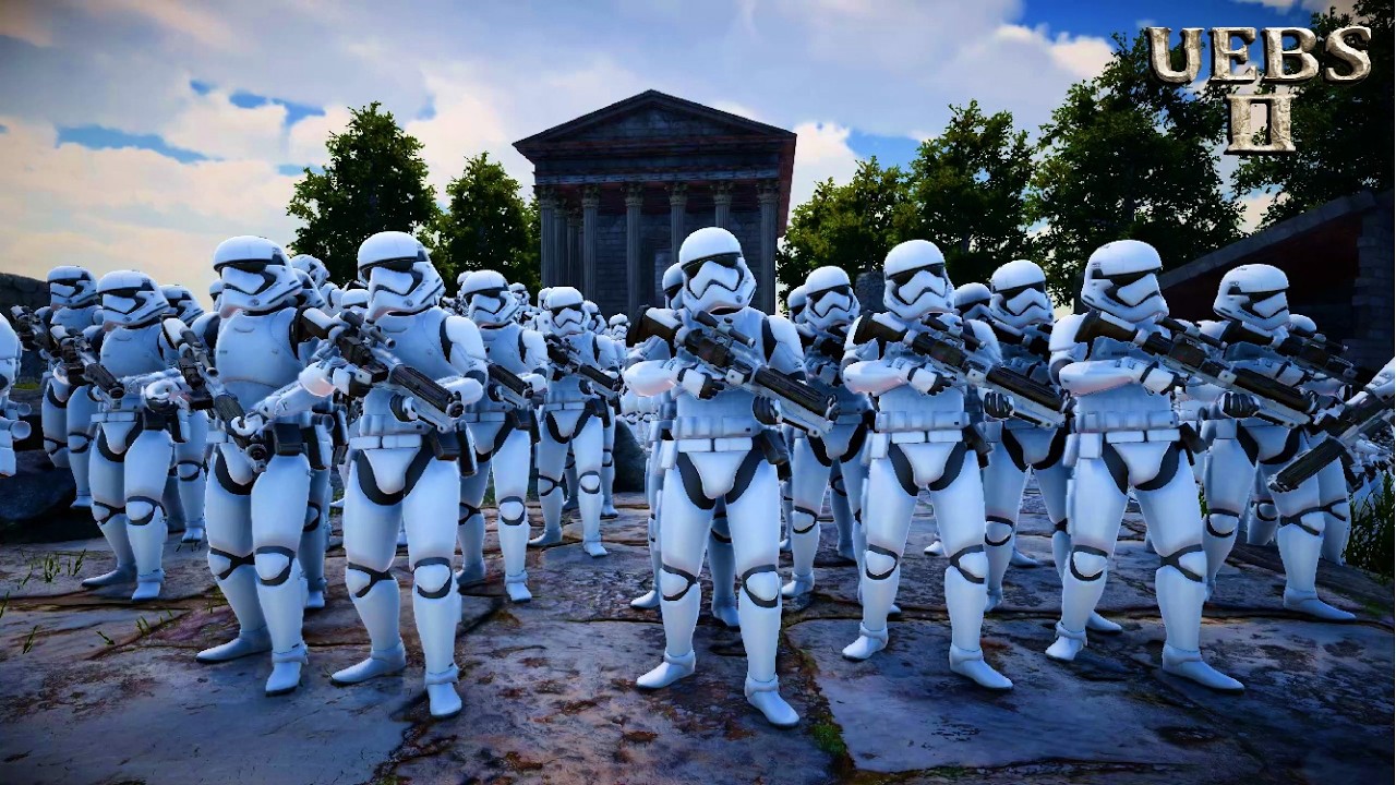 STAR WARS ARMY vs WARHAMMER PLAGUE MONKS | Ultimate Epic Battle Simulator 2 | UEBS 2