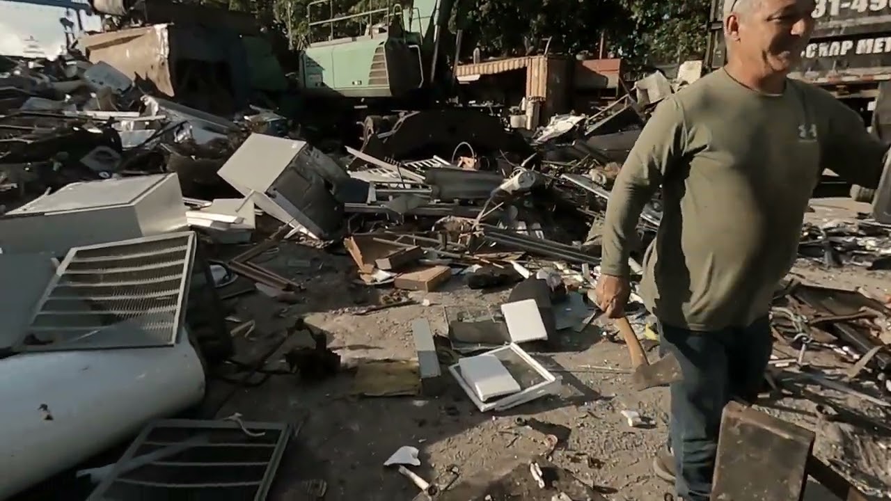 working in the junkyard king brother recycling