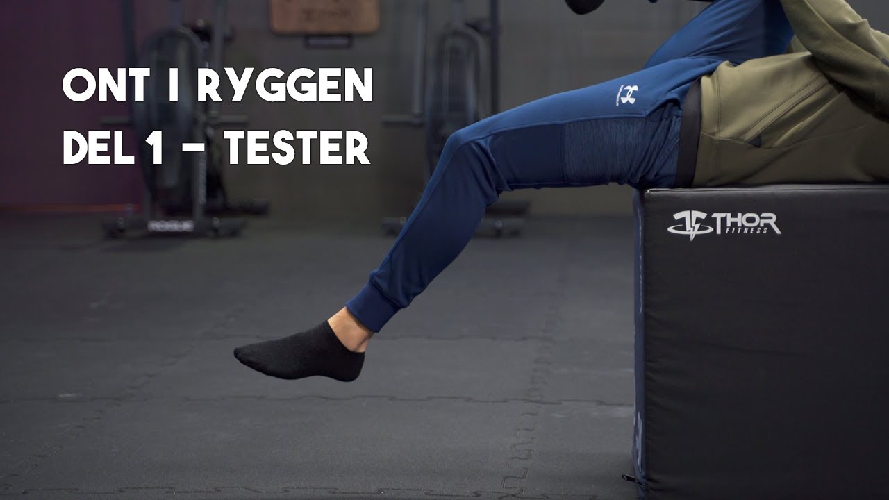 Ont i ryggen - Tester för att se varför du har ont