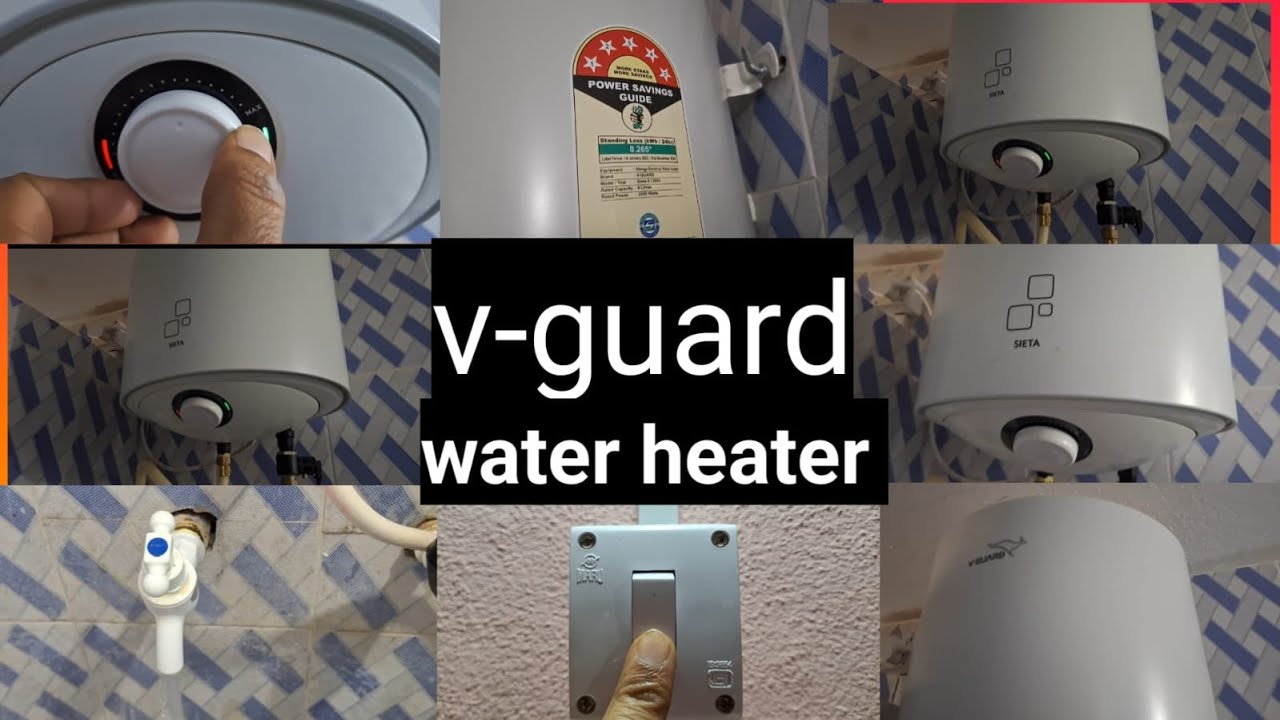 v guard water heater unboxing sieta 6 Litres