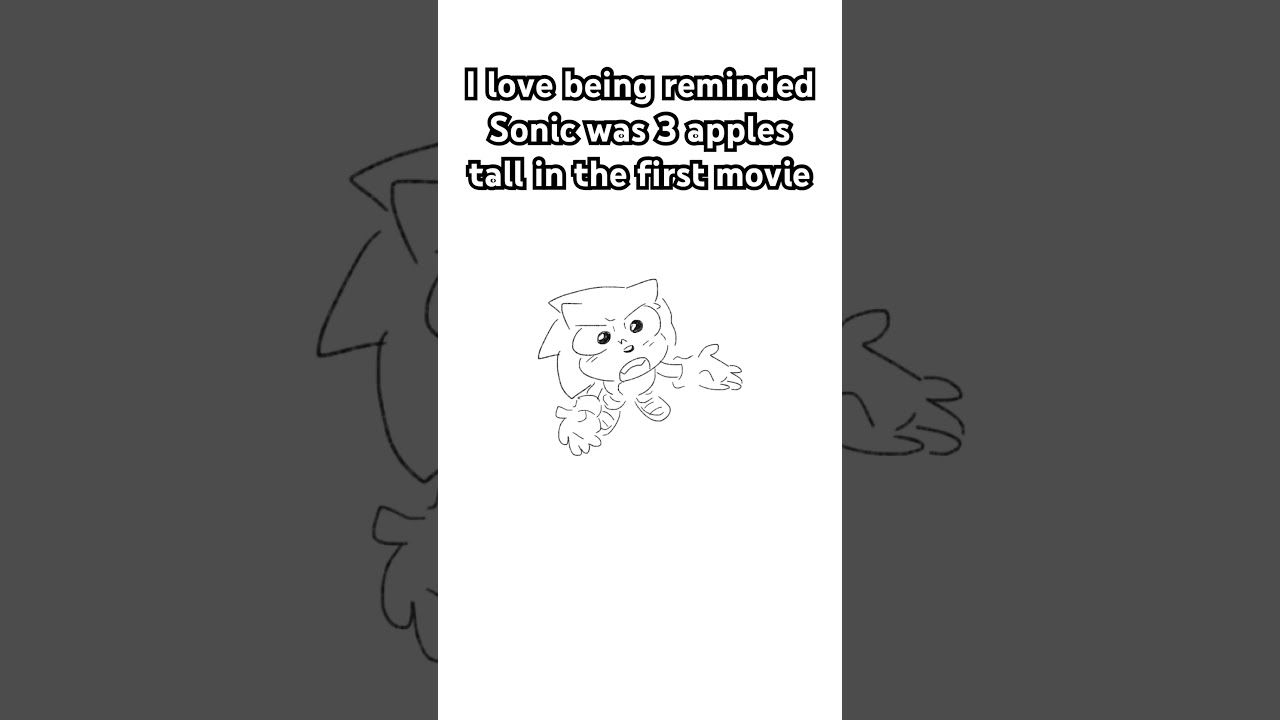 Remember how Small Sonic was in movie 1 