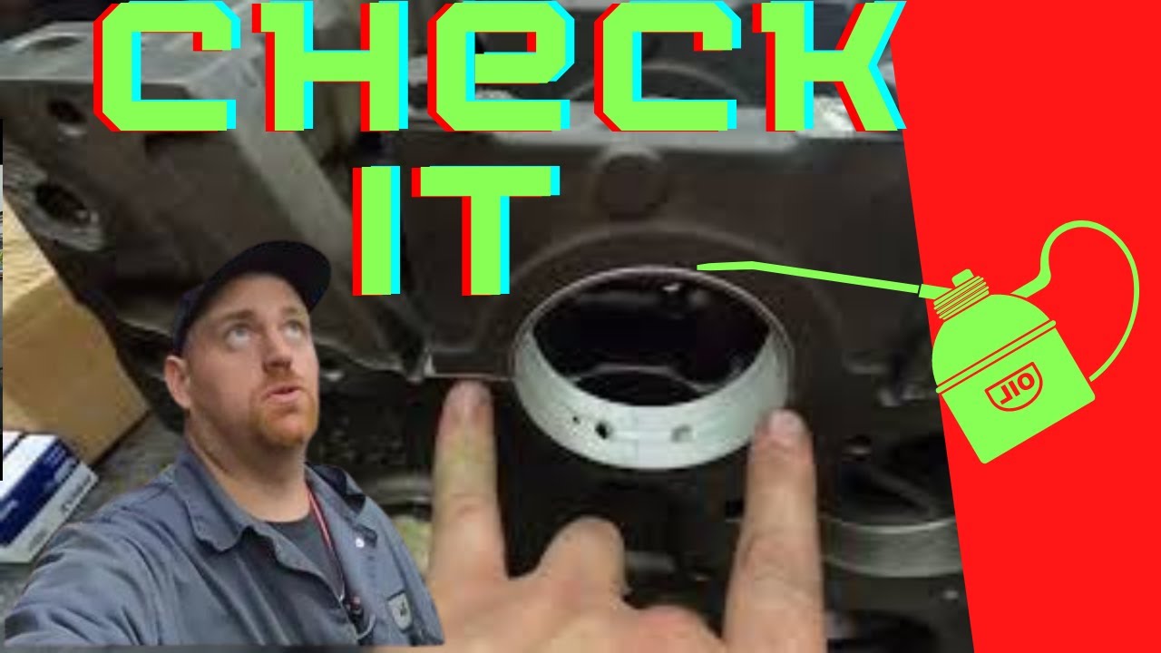 How to check oil clearance ( main bearings) Cummins block