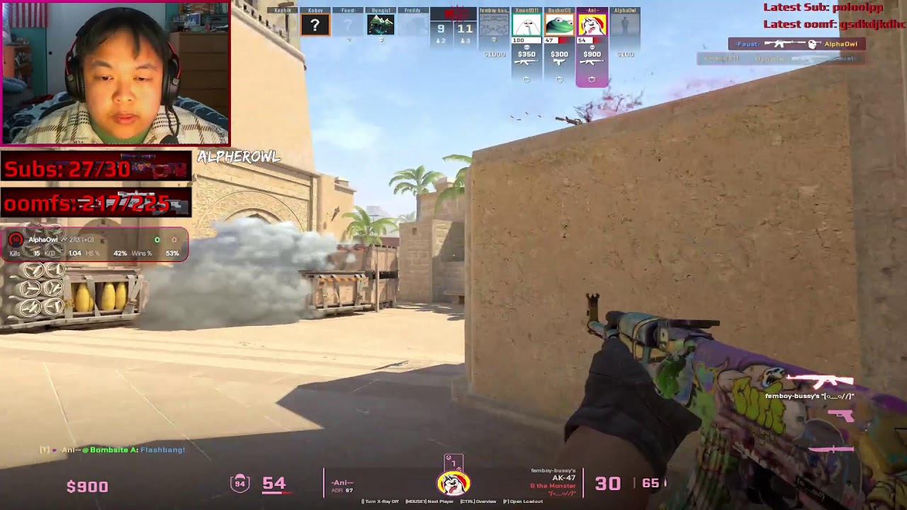 ESEA Intermediate (7-5) before retirement arc | !elo | 1 min delay