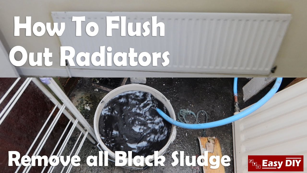 How to flush out radiator / How to remove a radiator for decorating
