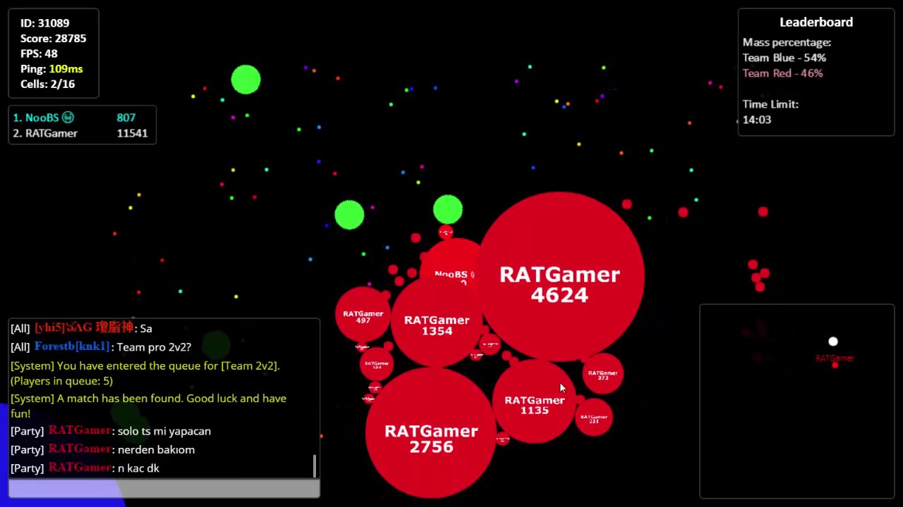 Gota.io SplitRunning AND POPSPLIT /RATGamer