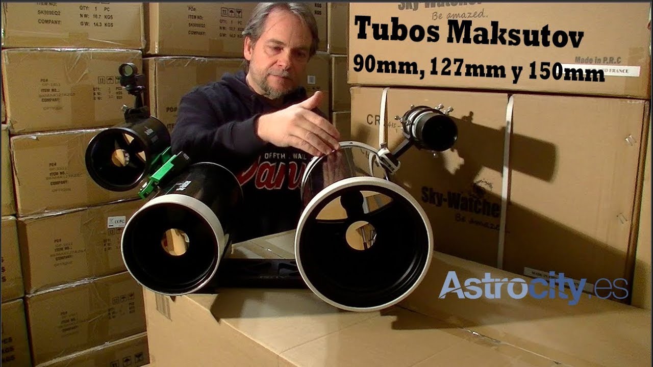 TELESCOPIOS Mak 90, Mak 127, y Maksutov 150mm skywatcher, Analizados
