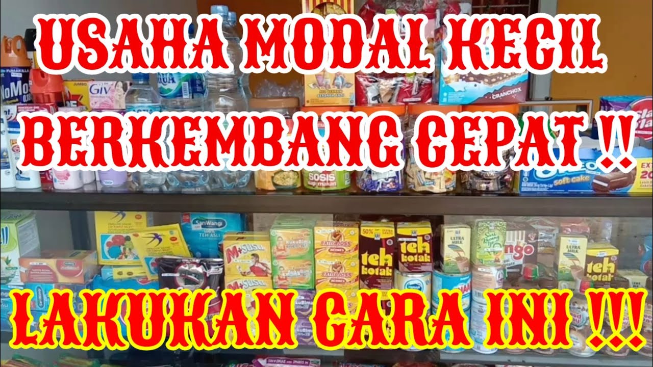 USAHA PEMULA!!MODAL KECIL BERKEMBANG CEPAT DENGAN MENERAPKAN TIPS INI!!#usaha #wirausaha#modalkecil