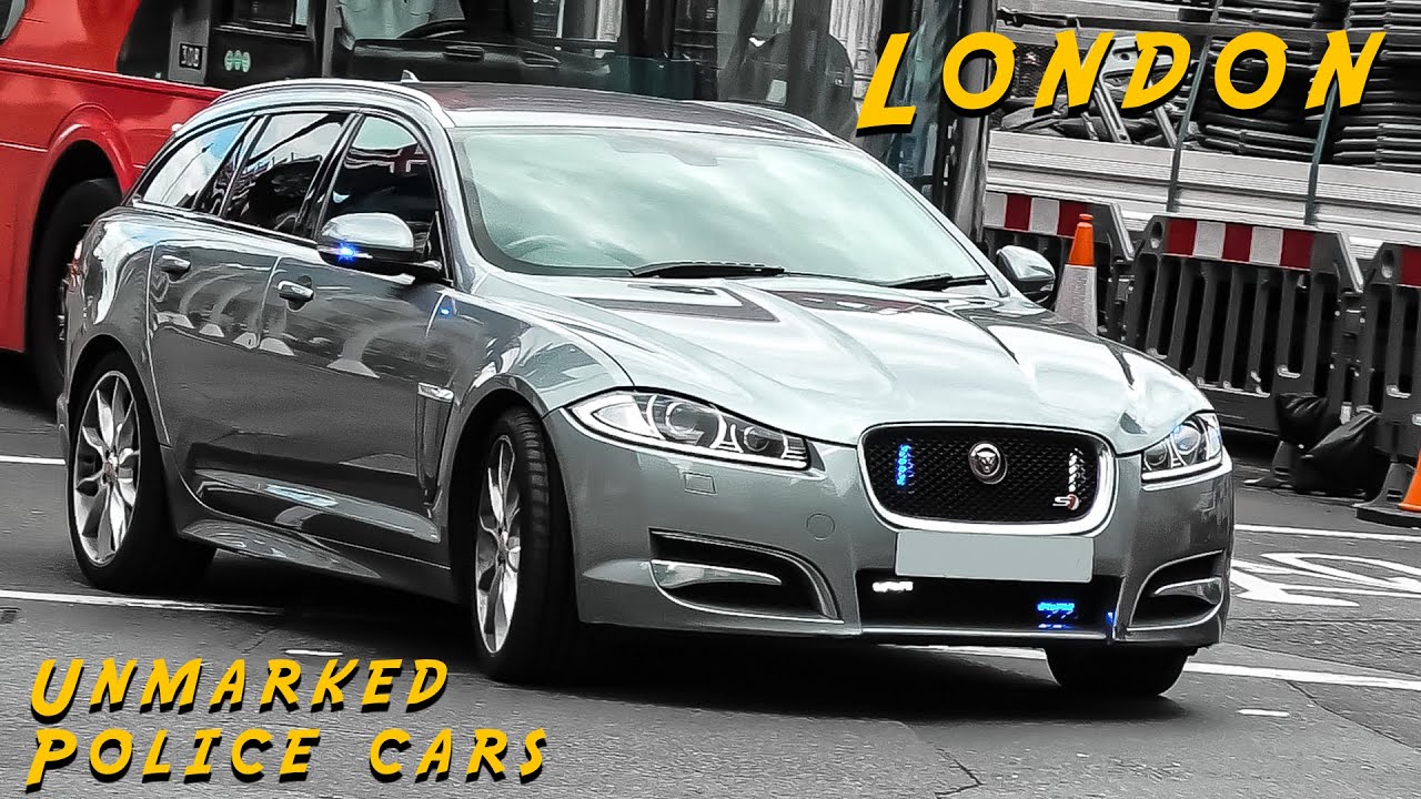 UNMARKED Police Cars responding in LONDON