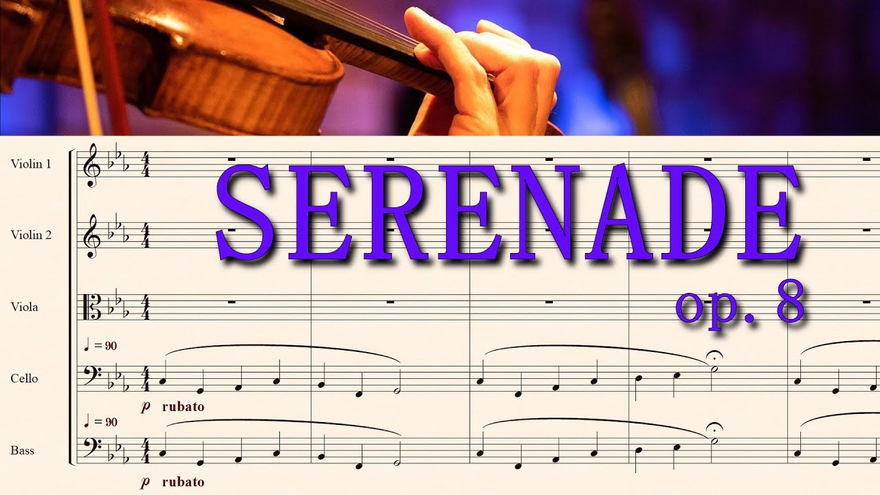SERENADE | FOR STRING ORCHESTRA | THOMAS FRIEDT | op. 8 | 2nd movement | Score