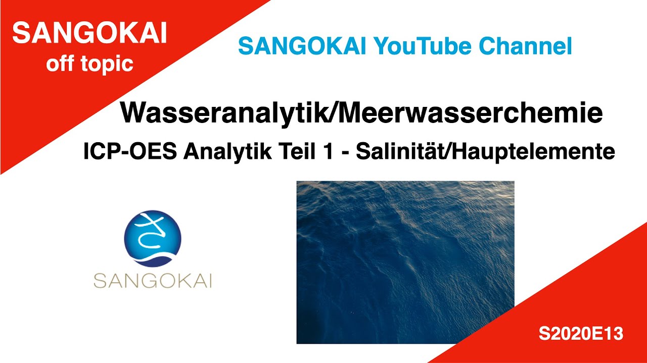 Meerwasser Aquarium ICP-OES Analytik Teil 1: Salinität & Hauptkomponenten
