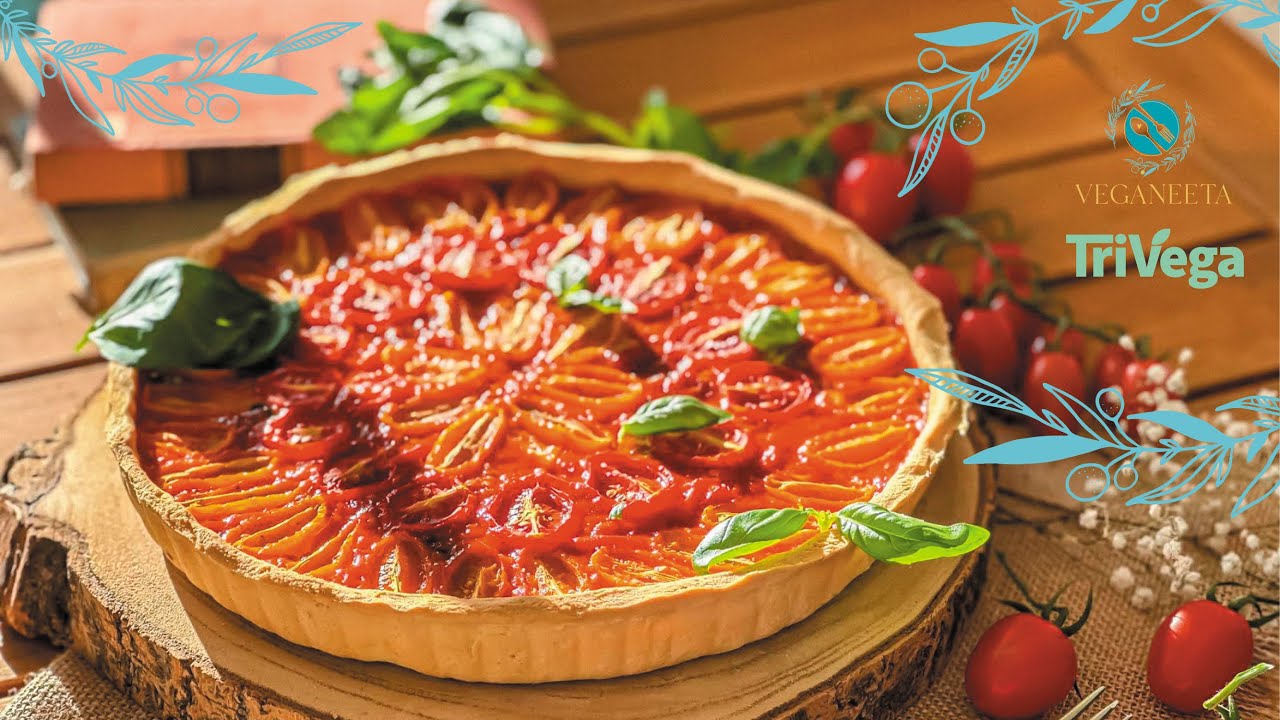 Színes paradicsomos quiche