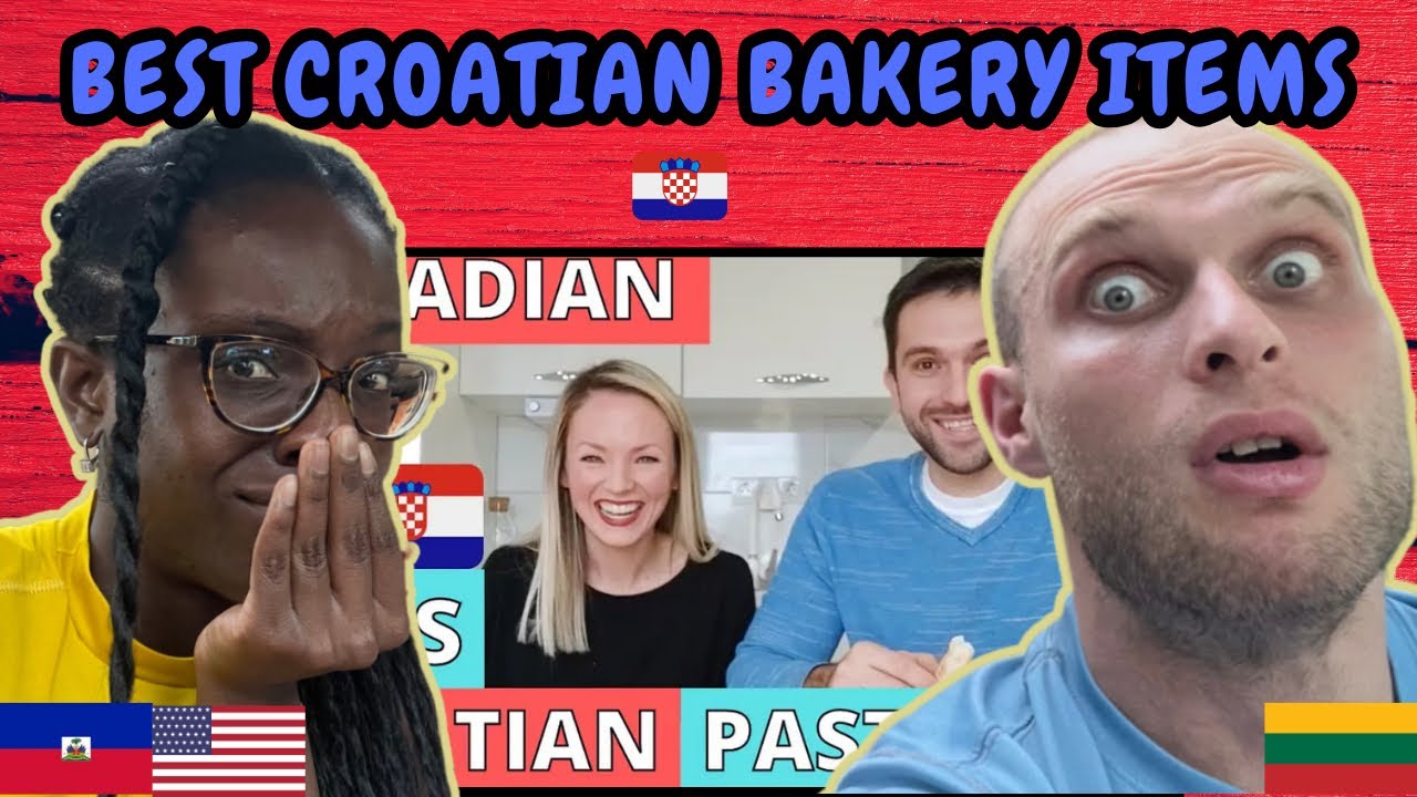REACTION TO The Best Croatian Bakery Items! (Sampling Baked Goods From Different Bakeries in Zagreb)