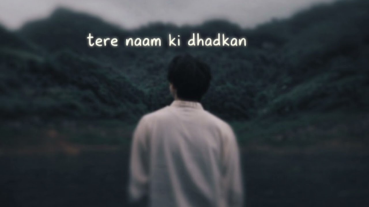 Tere Naam Ki Dhadkan ❤️ | Romantic Hindi Aesthetic Status | Love Feeling Edit