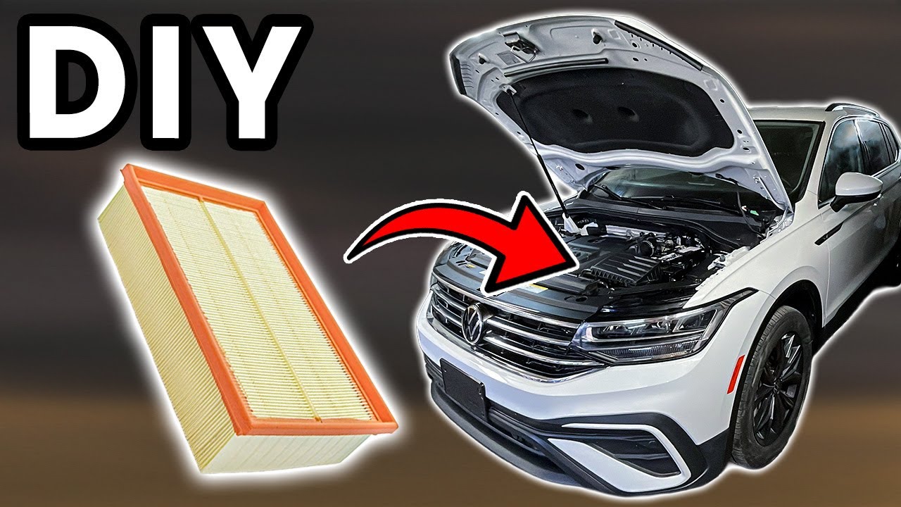 DIY 2018-2024 Volkswagen Tiguan Air Filter Replacement | How To Replace Tiguan Engine Air Filter