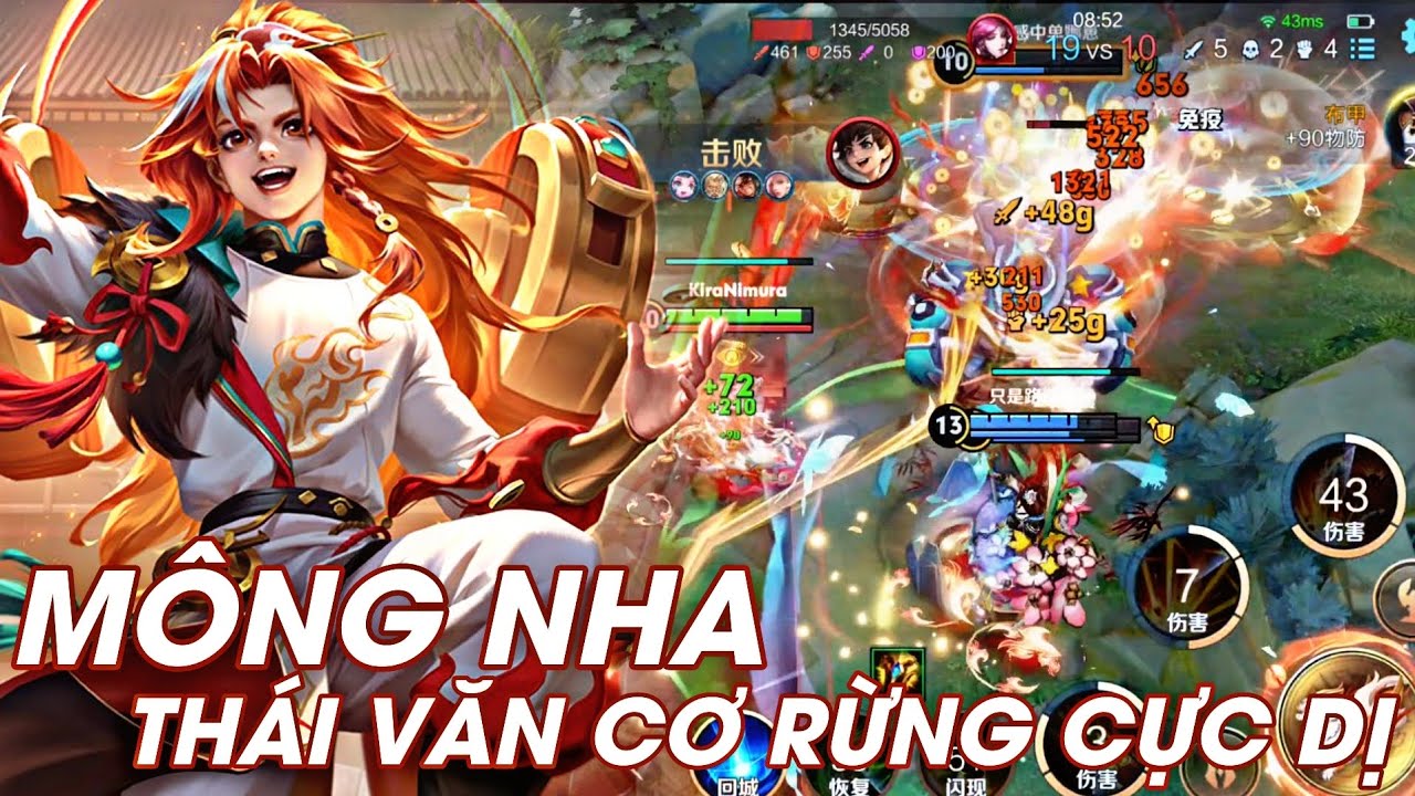 [ Honor of Kings/VGVD ] Mông Nha và chiến thuật siêu dị (Bách Giải Lệnh)