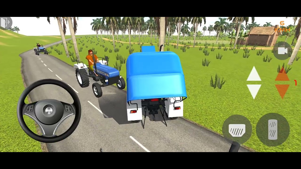 Indian Tractor Driving 4 टैक्टर वाला गेम | अच्छा गेम tractor खेत को जोता गया गेम्स | gamer45