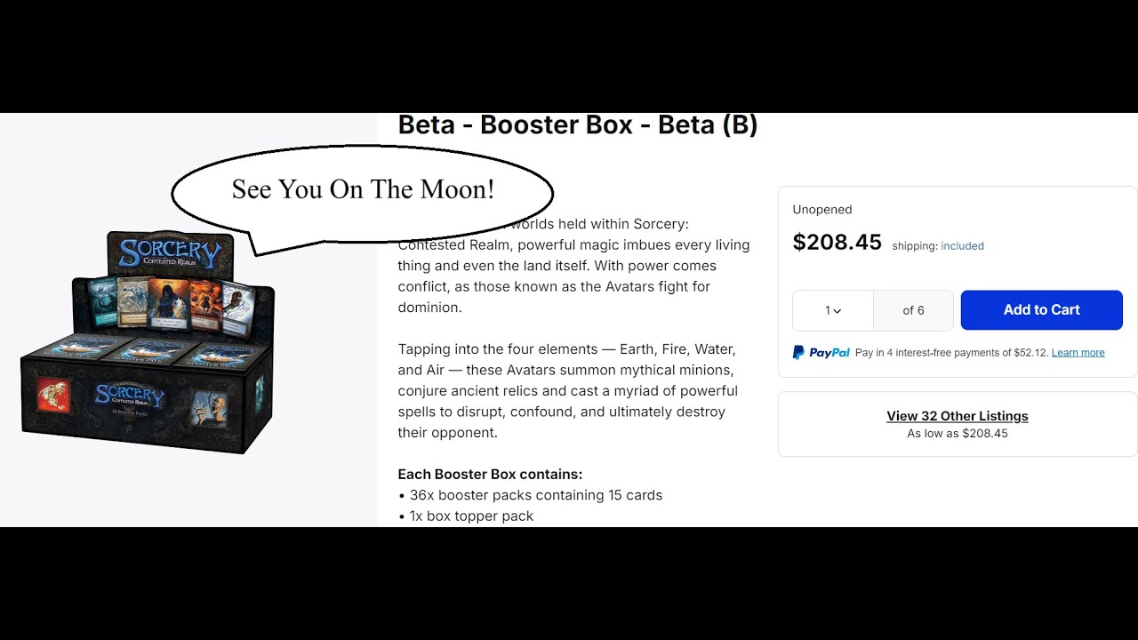 Sorcery: Contested Realm - Beta Booster Boxes On The Rise