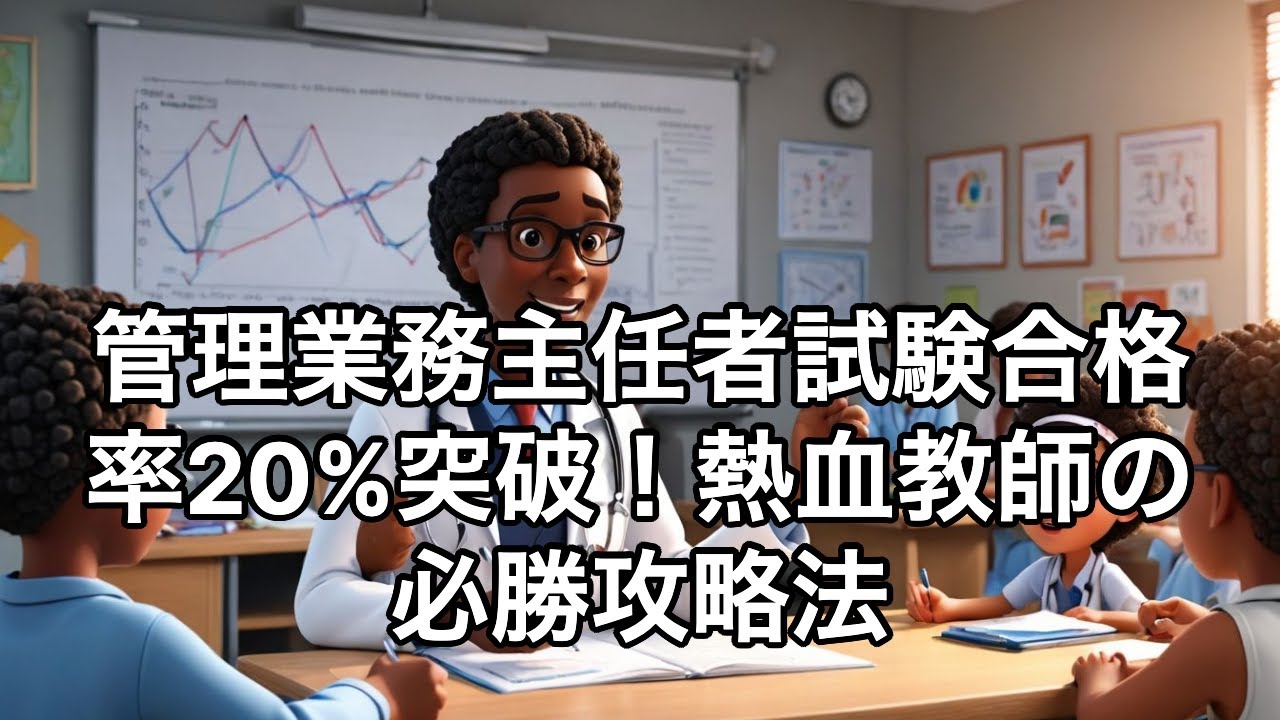 合格率20%の壁！管理業務主任者試験はほどほどじゃ受からない！
