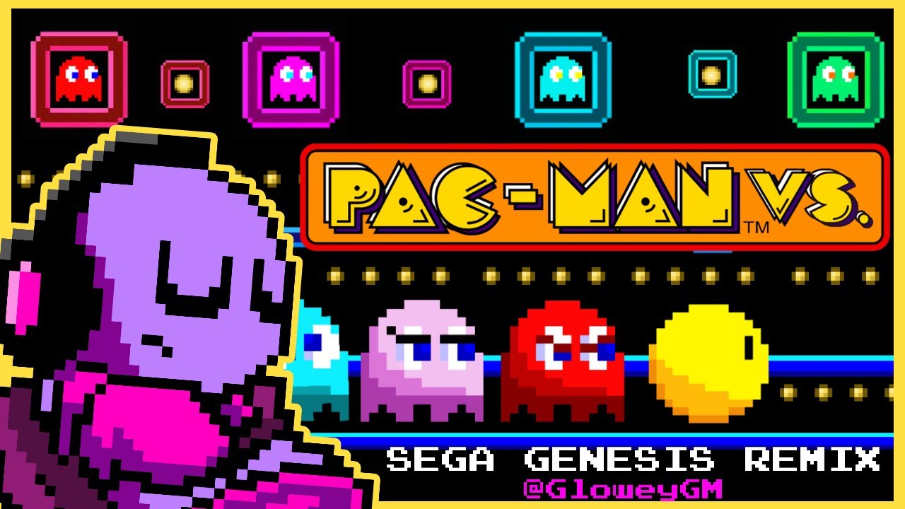 Pac-Man Vs. - Namco Museum DS: Title Screen [SEGA Genesis Remix]