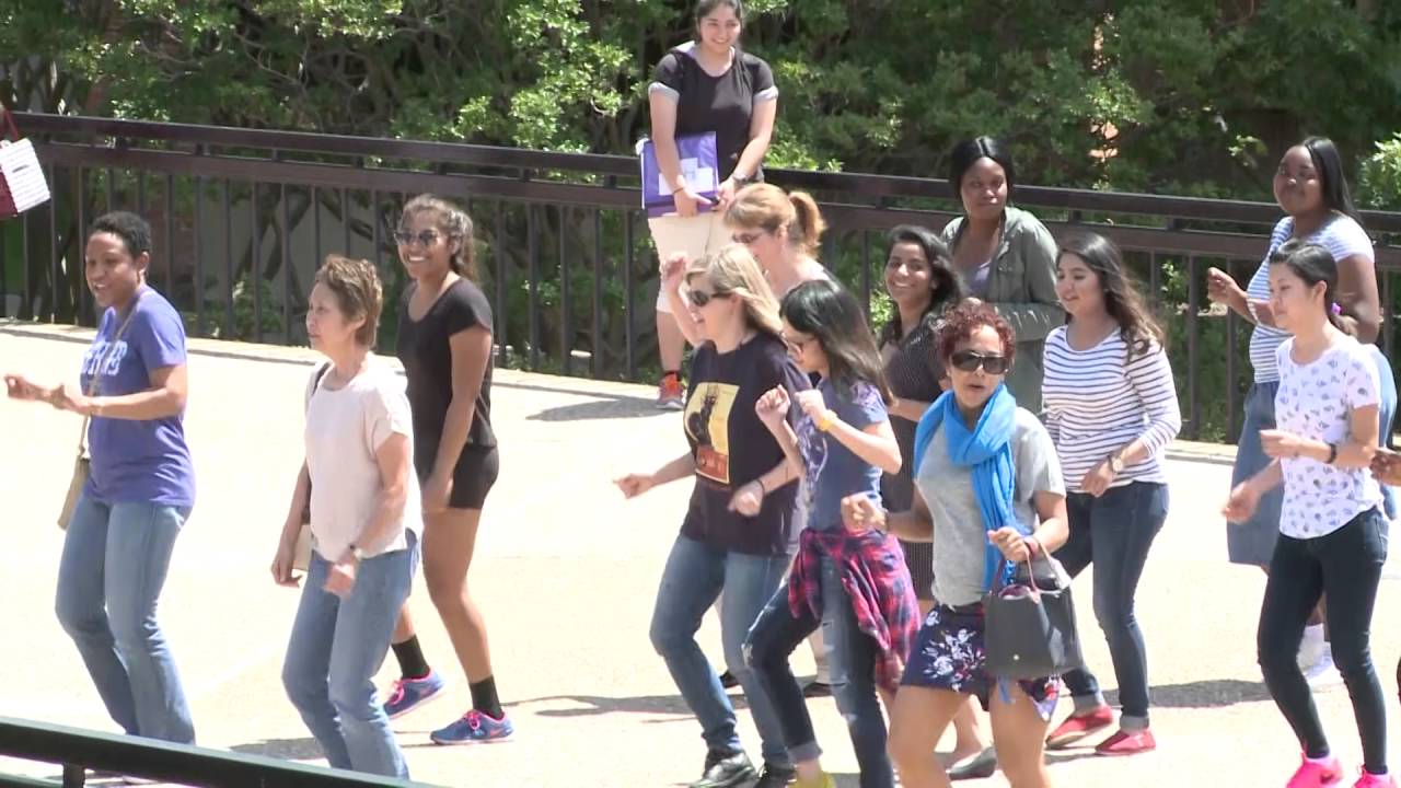 RLC Flash Mob Cupid Shuffle April 22 2016 Richland College