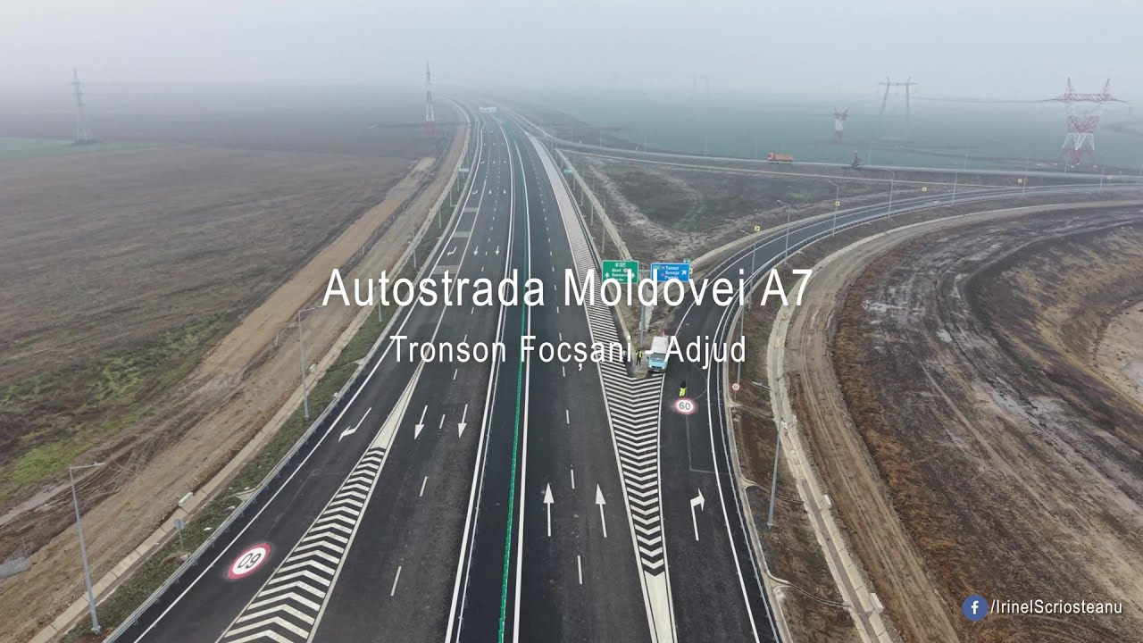 Autostrada Moldovei A7 Focșani-Adjud: Curând, foarte curând în trafic