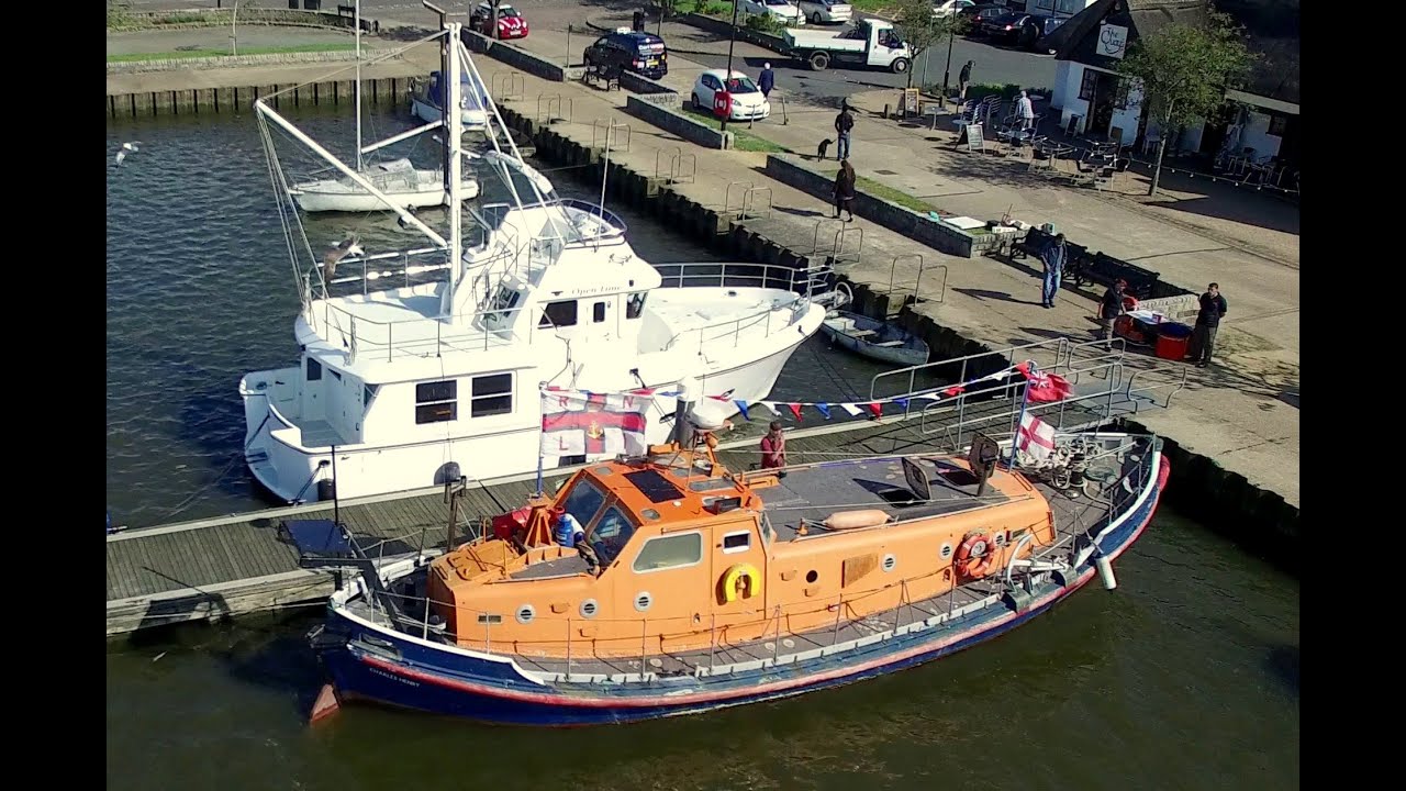 Ex RNLI Watson & Oakley Lifeboats on Oulton Broad  - DJI P3P Drone