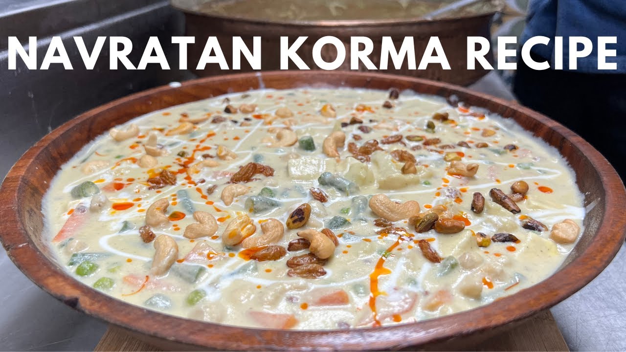 Navratan Korma Recipe | नवरतन कोरमा रेसिपी | Navratan Korma White Gravy Recipe | Veg Korma Recipe