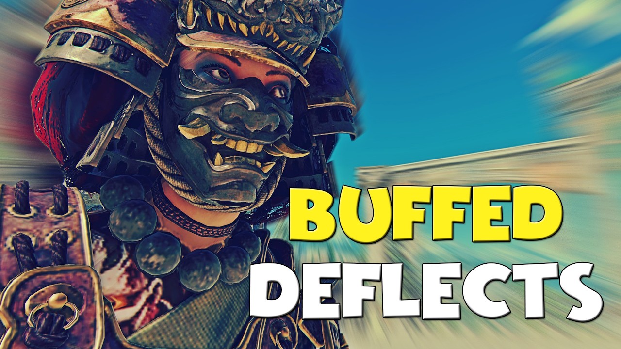 Кенсей отражает удар и получил усиление | For Honor