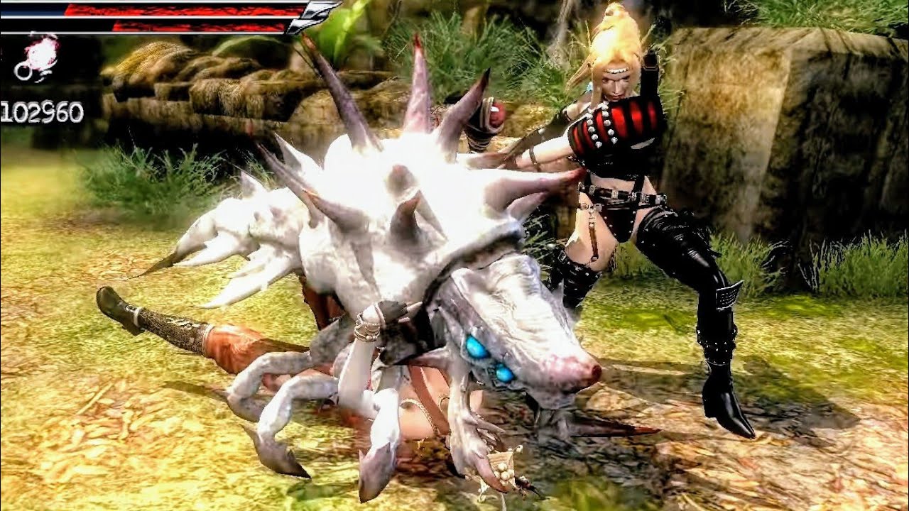 Ninja Gaiden 2 Remastered: MOMIJI & RACHEL Grabbed (Loop Extended) Gameplay