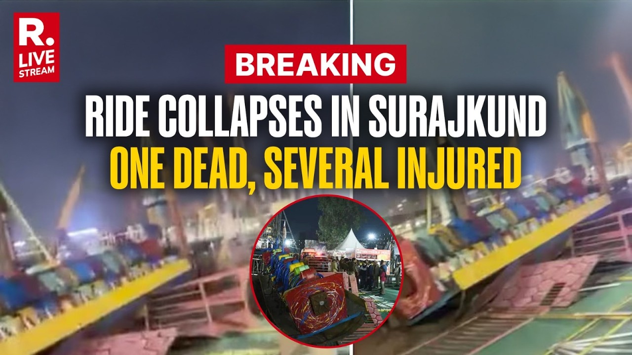 BREAKING: Major Accident at Surajkund Fair, Ride Collapse Leaves 13 Injured, 1 Dead