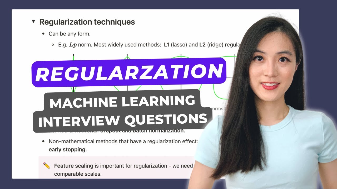 L1 and L2 Regularization in Machine Learning: Easy Explanation for Data Science Interviews