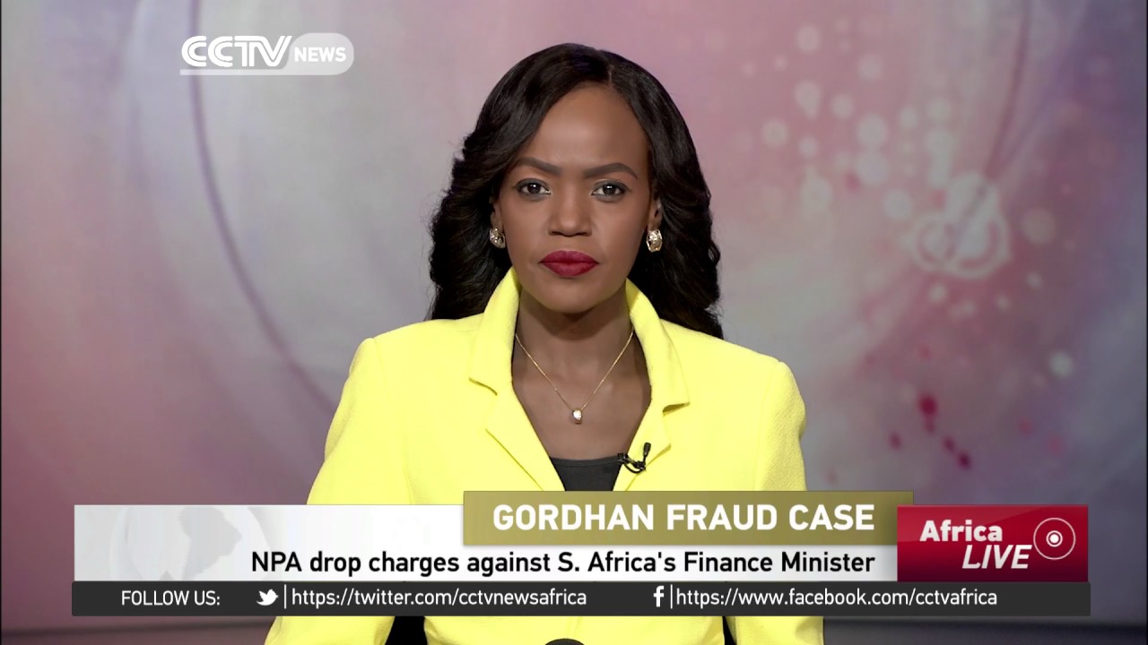 Fraud charges dropped against South Africa's Finance Minister Gordhan