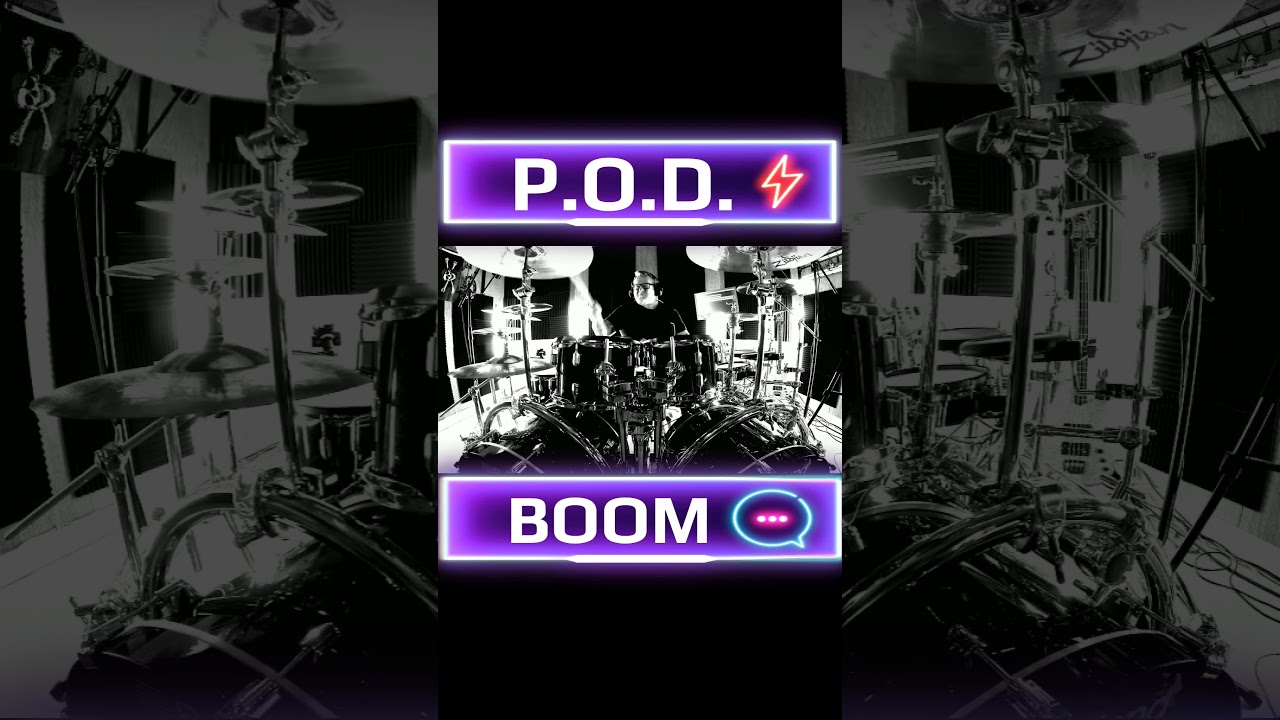 P.O.D. - Boom   #rolanddrums #zildjian #vatersticks