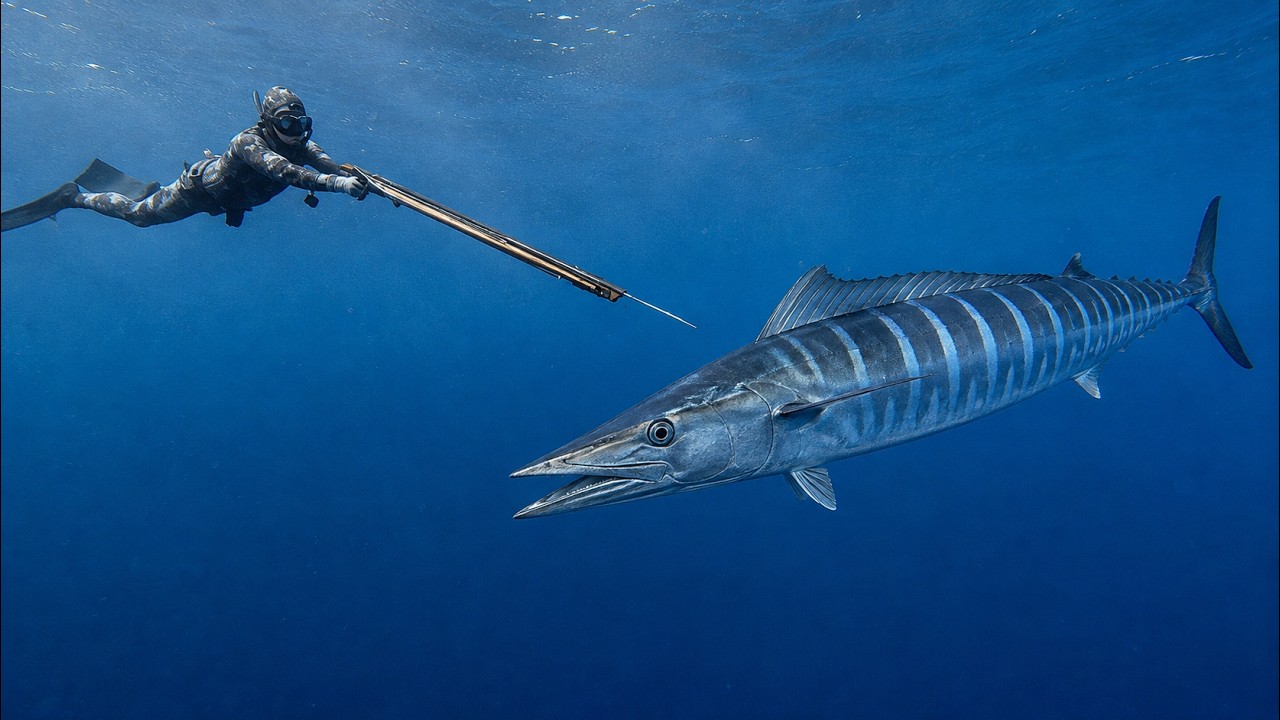 ¿Cuánto Tiempo Sobrevive un Wahoo contra un Spearfisher?