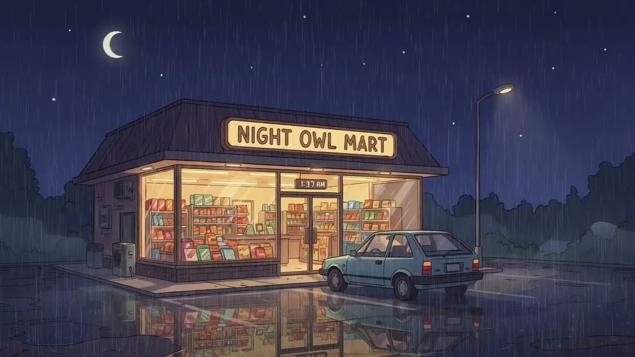 4 Cozy NIGHT SHIFT Horror Stories to Relax to | Rain ambience