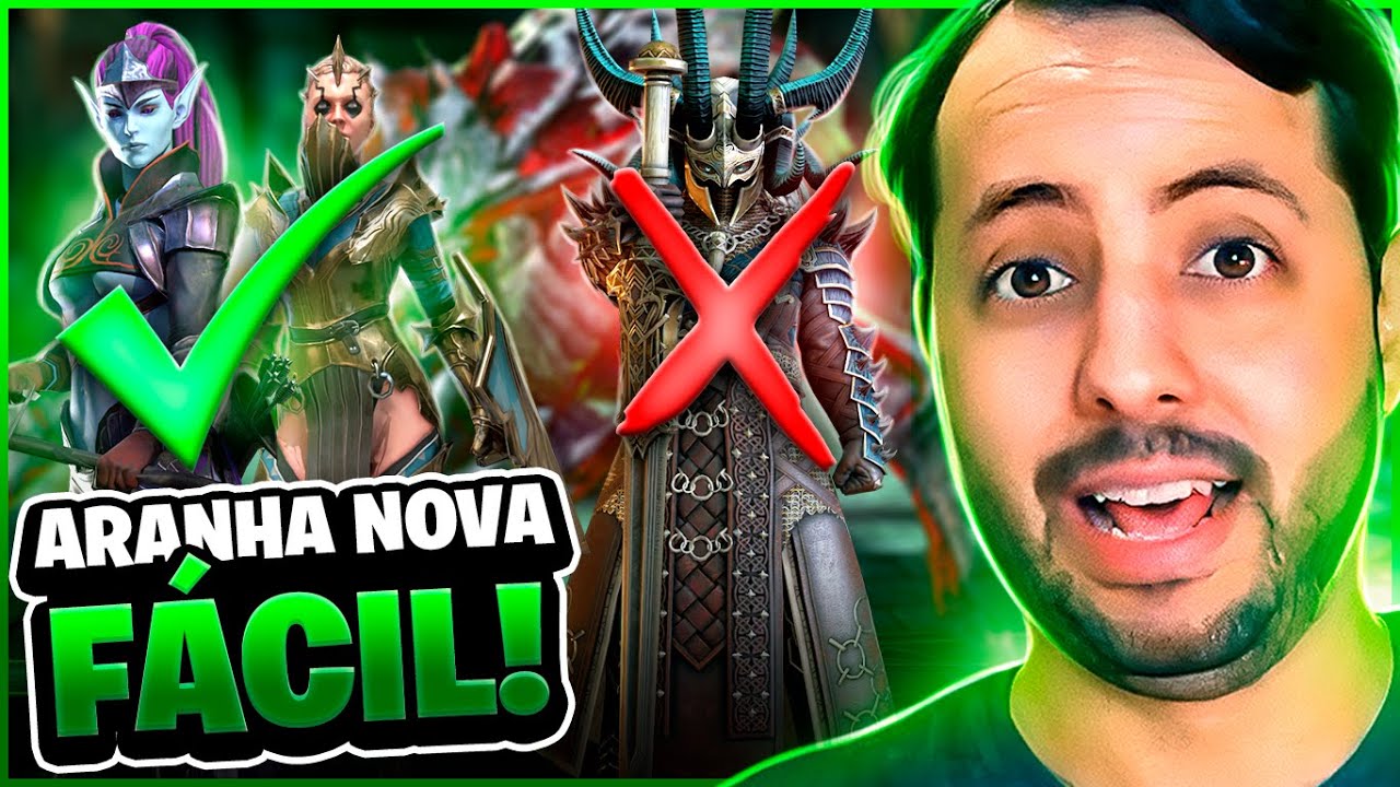 VARIOS TUNES FACEIS PARA DERROTAR A ARANHA 10 NO DIFICIL | Raid Shadow Legends