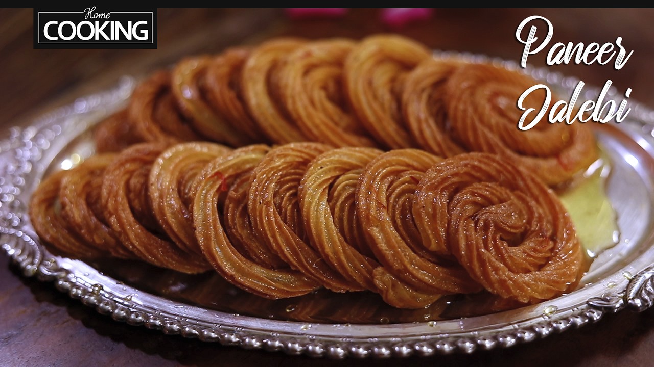 Paneer Jalebi Recipe | Instant Jalebi | Paneer Recipes | Easy Sweet Recipes at Home | Dessert Recipe