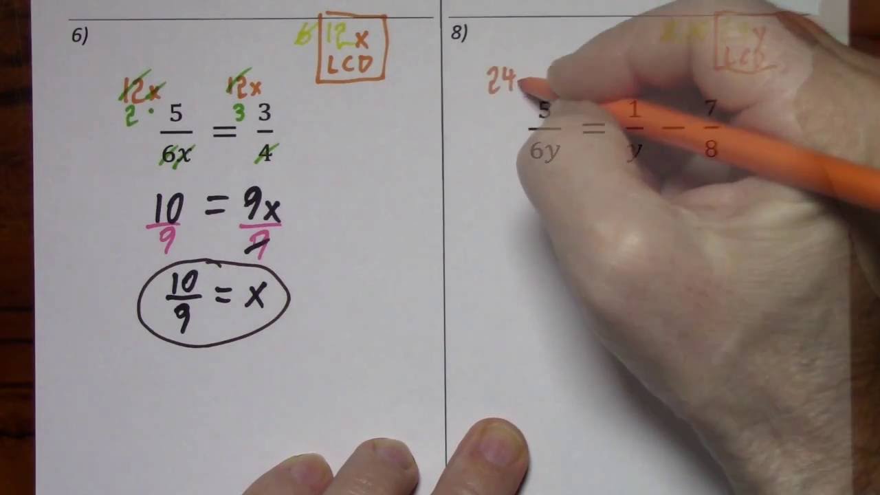 Ratio & Proportion (and equations that are not proportions) corrected