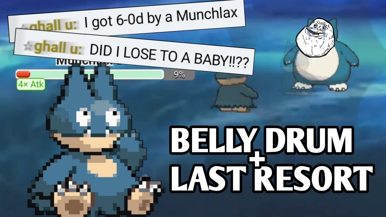 BELLY DRUM + LAST RESORT MUNCHLAX IS THE NEXT BIG THING IN TWISTED DIMENSIONS