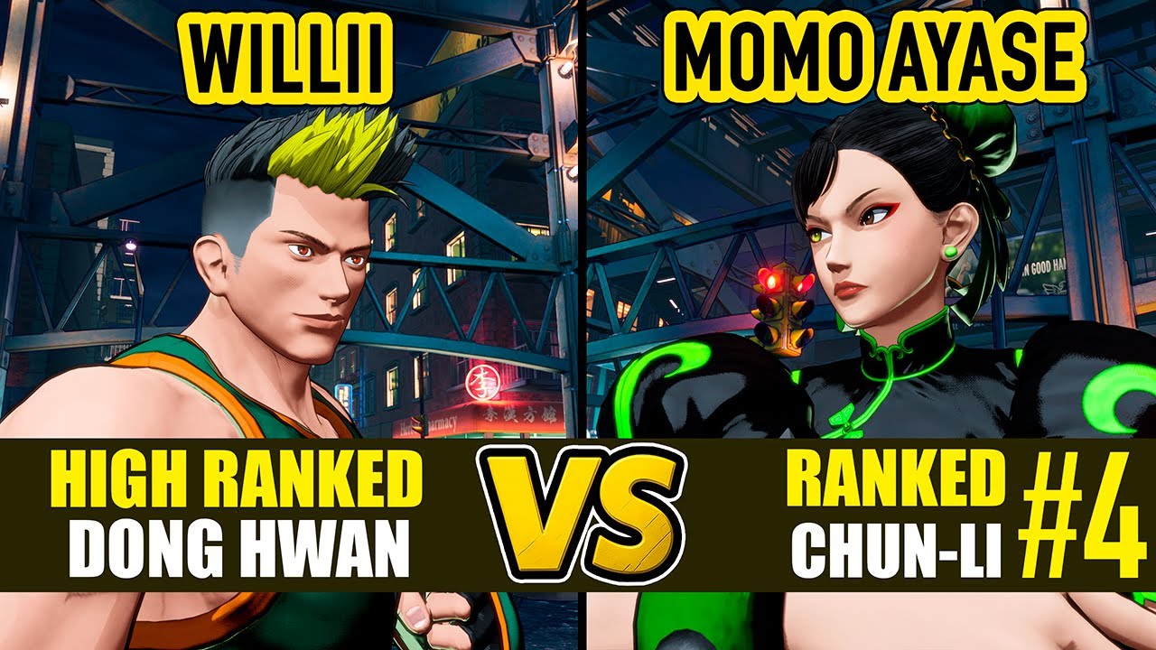 FF COTW ▰ WILLII (Dong Hwan) vs MOMO AYASE (#4 Ranked Chun-Li) ▰ High Level Gameplay