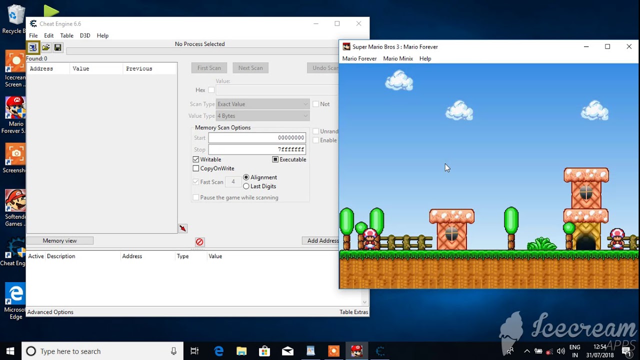 Mario forever 5.01 hack (cheat engine)