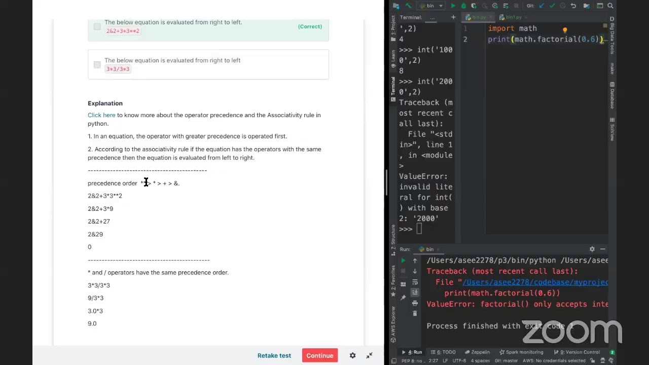 Python PCAP mock practice exam -1
