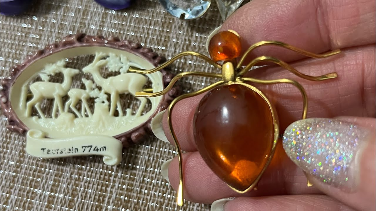 # 391 Шикарные находки на блошином рынке! Vintage jewelry from Antique Market!
