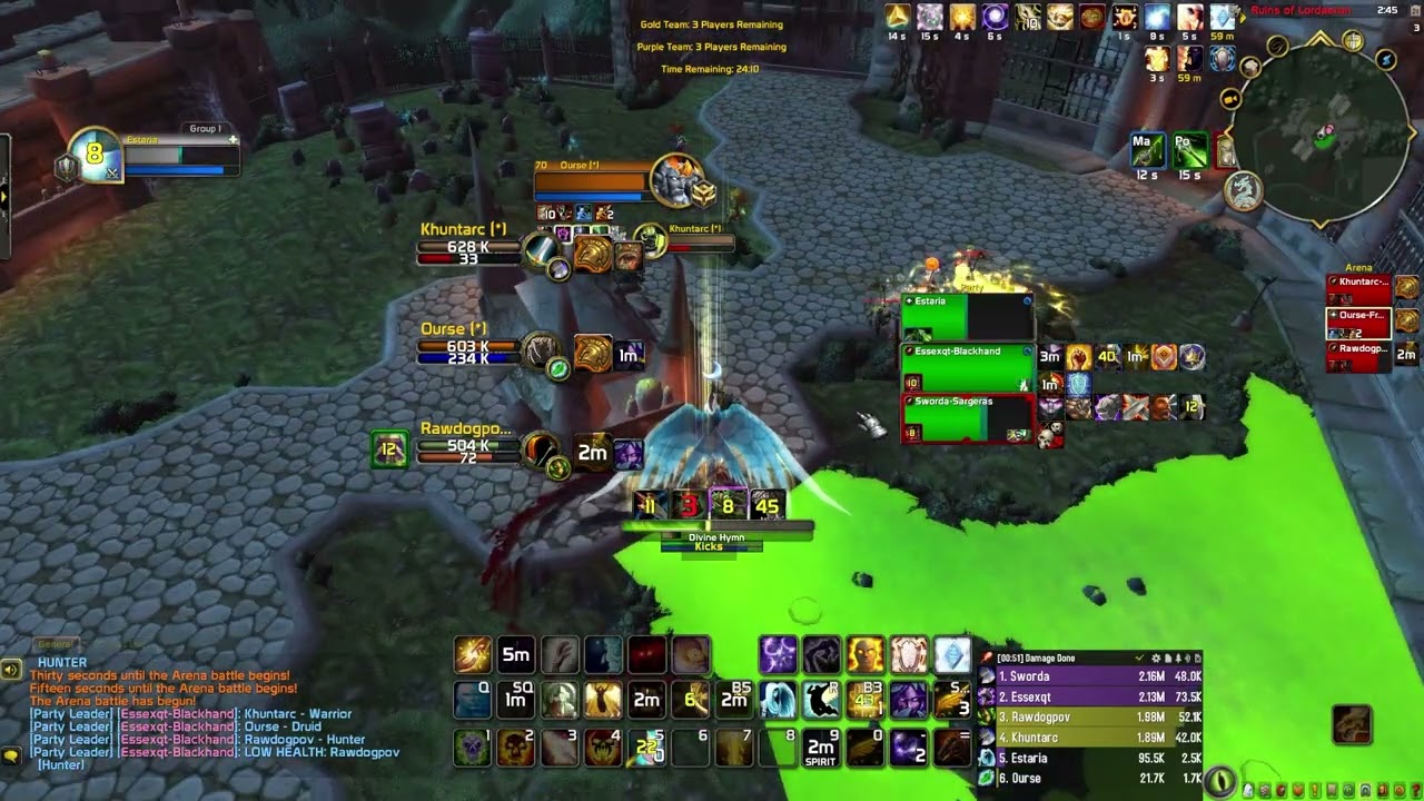 1800 Rating in One Day: Holy Priest Arena Battles - Match #92 | WoW PVP Highlights